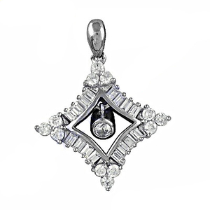 El más vendido, atractivo colgante de plata 925, estilo bonito, piedra preciosa de Zirconia cúbica hecha a mano para fiesta, regalo de joyería excepcional - Product Image 2