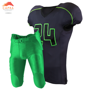 高品质定制成人美式足球服斜纹刺绣升华加大码定制标志印刷 - Product Image 5