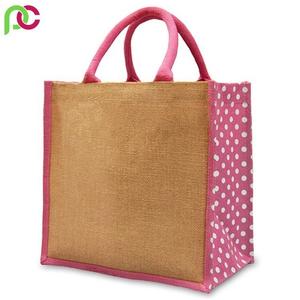 Bolsas de yute reutilizables para compras, para uso diario, mercado de llevar leche, comestibles, frutas y verduras, organizador con mango reforzado, jhola - Product Image 3