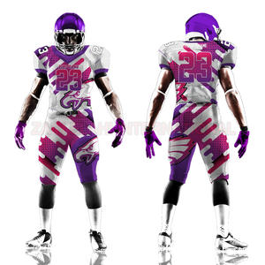 Fabrication pakistanaise d'uniformes de football américain de marque pour adultes - Respirants, grandes tailles, 100% polyester, service personnalisé - Product Image 6