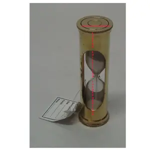 reverse flowing hourglass sand timer