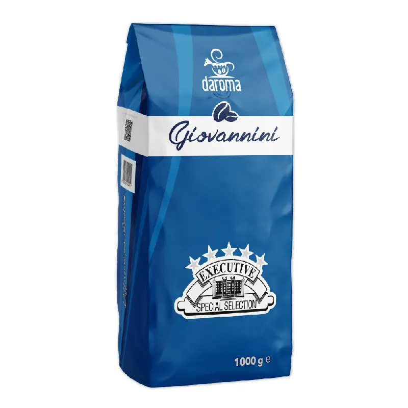 Top Value-Italienischer Kaffee-Giovannini Executive 1KG Kaffeebohnen-Gerösteter Kaffee-Intensiv und Ganzkörper für den Markt