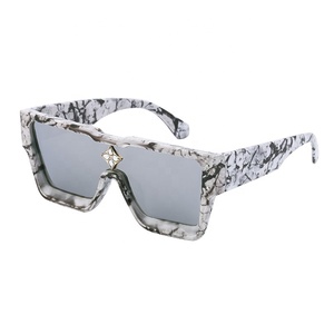 Lunettes de soleil en plastique, vintage, rétro, pour hommes et femmes, modèle <span class=keywords><strong>2022</strong></span>, vente en gros - Product Image 4