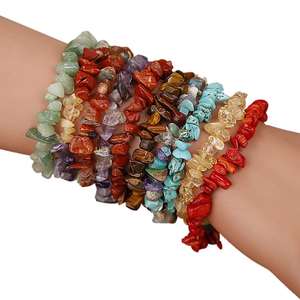 Wholesale Classic Style Labradorite Chip Stone Strand <b>Bracelets</b> Hot Sale Fashion Healing <b>Crystal</b> Stone Accessories - Product Image 4