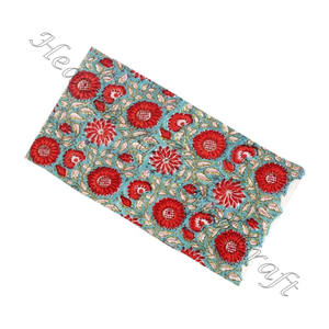 Tissu matelassé en coton fabriqué à la main Tissu en coton écologique au mètre Produit en vrac Designer Sanganeri Tissu de course - Product Image 2