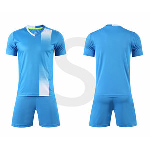 Custom <b>Long</b> Sleeve Soccer Uniform for <b>Men</b> Gradient Team Jersey & <b>Shorts</b> OEM ODM Wholesale Football Kits Personalized Name & Logo - Product Image 5