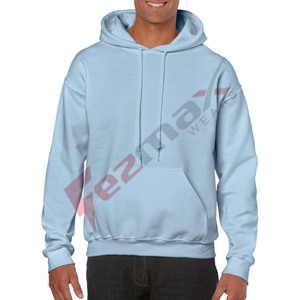 เสื้อฮู้ดผ้าฝ้าย100% แบบถักลายสีพื้น - Product Image 3