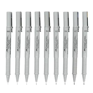 Faber Castell Zwarte Kleur Professionele Micro Pen Tekening Naald Pen 9 Verschillende Type Tip Markers Voor Schetsen