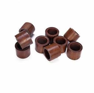 Servilletero de madera marrón con servilletero de metal barato cocina decorativa comedor Mesa artesanía servilletero para fiestas - Product Image 1