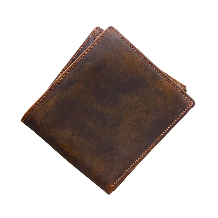 Men Wallets Card Holder Rfid Mini Smart Wallet Small Purse Money Leather Wallet Pro Quality Luxury Top Genuine Leather Custom PK