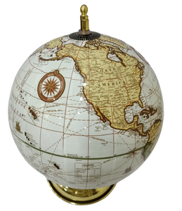 Globe du monde nautique Globe de table décoratif en laiton pour bureau ou articles cadeaux pour les amateurs de géographie - Product Image 4