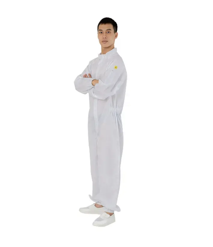 Electronic industry Uniforms No-dust Workshop Work Clothes ESD Cleanroom Garment Clothing Antistatic Coverall