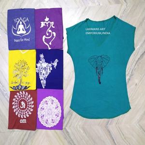 Nuove Canotte da Donna in Cotone Traspirante Lavorato a Maglia, Stile Lungo alla Moda, Multicolore, Vendita all'Ingrosso dall'India - Product Image 2