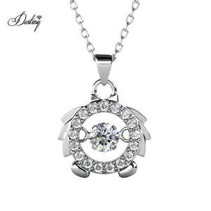 Destiny Jewelry-collar con colgante de León y Leo, colgante con horóscopo de cristal de baile, el mejor regalo de cumpleaños, 12 unidades