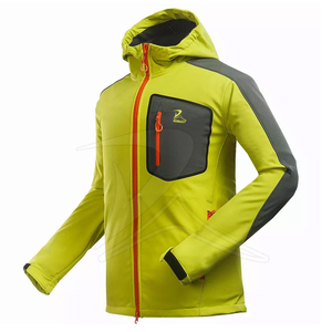 Meilleure vente Veste d'hiver grande taille pour hommes Capuche en cuir chaude et imperméable à coquille souple mince Design imprimé décontracté Laine lavée - Product Image 2