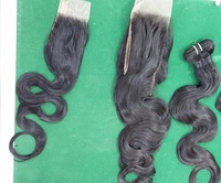 Extensions de queue de cheval vierges de haute qualité pour femmes, cheveux humains indiens de temple de qualité Remy, lisses et soyeux, ondulés, double trame, fabriquées à la machine