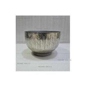 Bol à chocolats en métal martelé avec support design bol de service alimentaire de taille personnalisée de forme ronde en vrac - Product Image 6