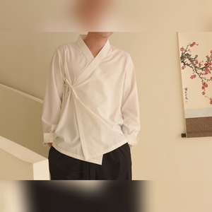 เสื้อใส่สบาย/วัสดุเย็นและนุ่ม/เสื้อฮันบกผู้ชาย/แฟชั่นเกาหลี/สไตล์ฟิวชั่น - Product Image 2