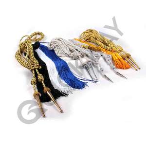 Aiguillette de fil de lingot accessoires d'uniforme de cérémonie de haute qualité quantité en vrac personnalisée 2024 - Product Image 1
