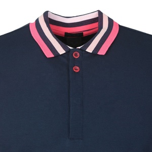 Uniforme corporativo de trabajo con logotipo personalizado de alta calidad Camisa deportiva de poliéster de algodón bordado liso en blanco - Product Image 2