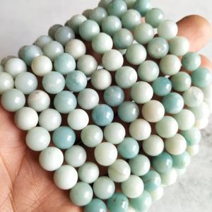 Bracelet intelligent de qualité supérieure en zircon, pour hommes et femmes, bijou indien, à perles enroulé, vert, jade - Product Image 1