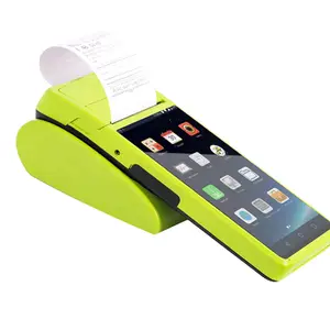 5.5 inch touch screen android system NFC wifi all in one pos cash register payment terminal manufacturer