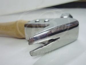 Marteau de forgeur Flatland en acier inoxydable avec manche en bois, outil de coupe de sabots équestres, outil de maréchal-ferrant, sabot de cheval - Product Image 4