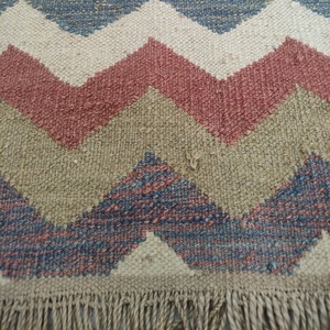 Tapis de cuisine en laine, accessoire traditionnel Zigzag, tissé à la main, Vintage, pour salon, hôtel de maison - Product Image 6