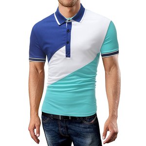T-Shirt de Golf pour hommes, haut 95% Polyester 5% élasthanne, personnalisé - Product Image 6