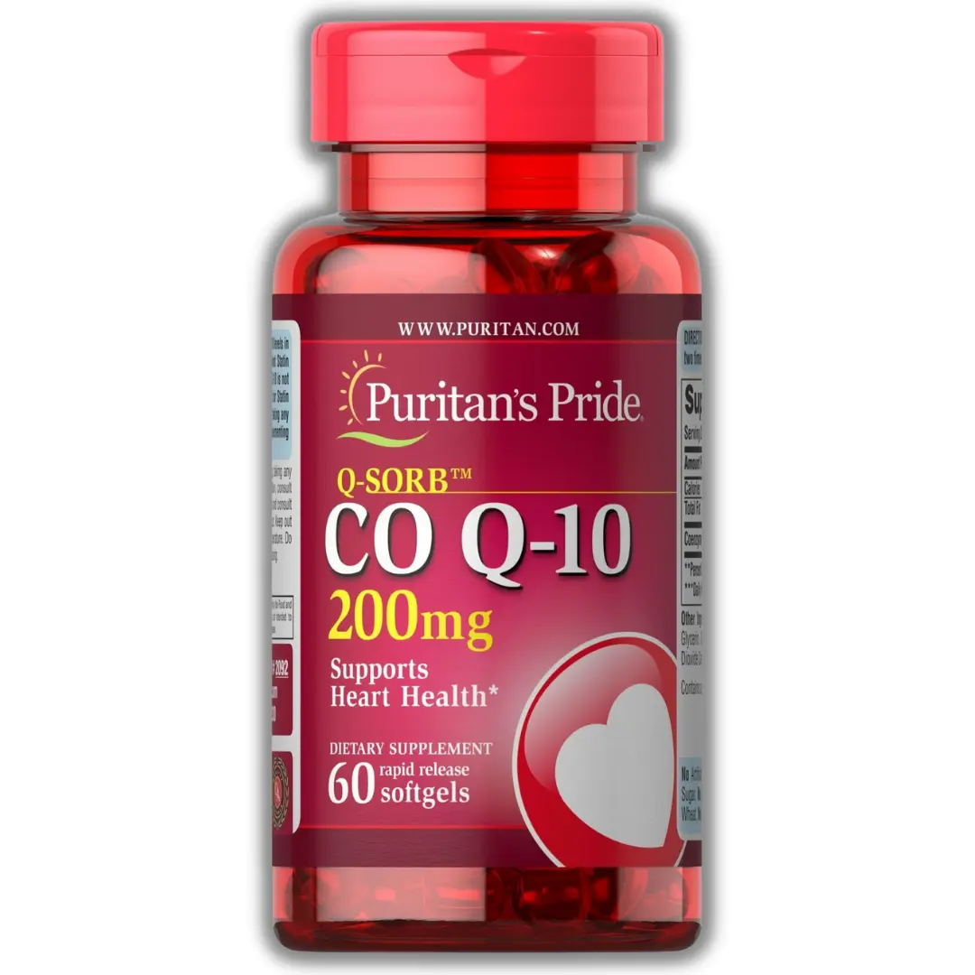 Оптовая продажа, Puritan's Pride Q Sorb Coq-10 200 мг 60 софтгелей, коэнзим Q10, сердечно-сосудистый антиоксидант, дистрибьютор США