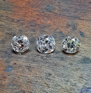 Diamant en vrac de 0,50 à 0,59 carat, couleur GHI, taille ancienne européenne et ancienne mine, clarté VVS VS SI, certifié IGI, très bonne symmétrie - Product Image 3