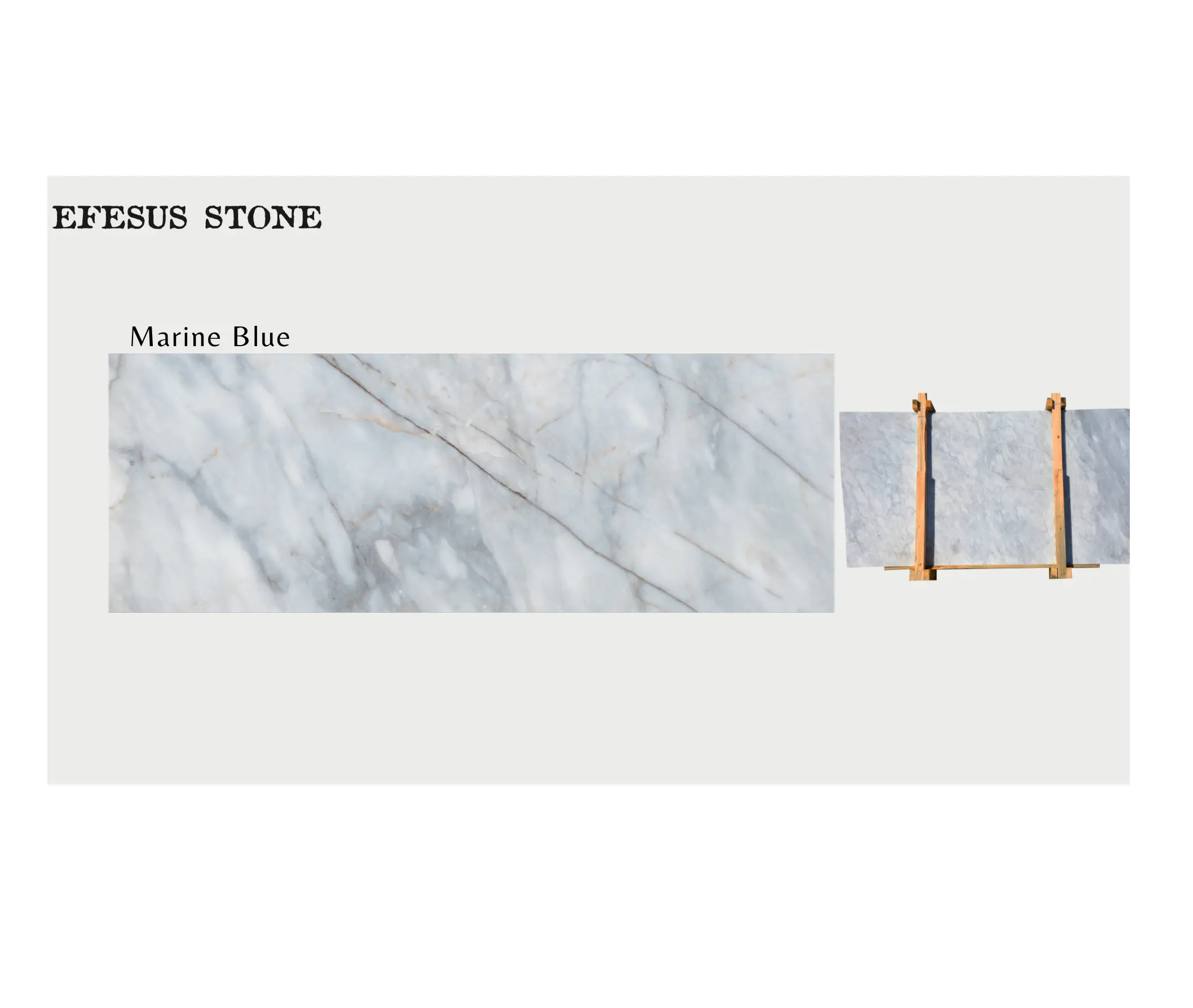 Hot Sale and Best Price ! White Color %100 Natural Stone Afyon White Marble Marine Blu 20mm Polished