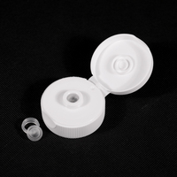 Capsules et fermetures pour bouteilles en plastique PP blanc nervuré 38/400 avec bouchon à rabat