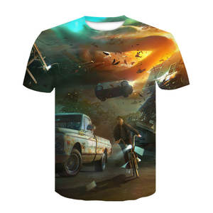 เสื้อยืดเจอร์ซีย์พิมพ์ลาย 3 มิติ แบบขายส่ง ทรงเข้ารูป สำหรับผู้ชายและผู้หญิง ไซส์พลัส ผ้าฝ้าย 100% ระบายอากาศได้ดี คุณภาพสูง สไตล์ไฮสตรีท - Product Image 5