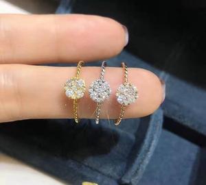 <span class=keywords><strong>Bague</strong></span> en diamant pour <span class=keywords><strong>femme</strong></span>, bijoux en <span class=keywords><strong>or</strong></span> blanc pur 18 carats, <span class=keywords><strong>bague</strong></span> en diamant véritable, bande torsadée, <span class=keywords><strong>bague</strong></span> de <span class=keywords><strong>mariage</strong></span> en <span class=keywords><strong>or</strong></span> rose - Product Image 3