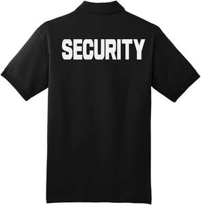 Camiseta de personal de seguridad, Polo táctico personalizado con parche - Product Image 2