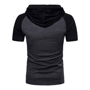 Nuevo Diseño Colorido, Sudaderas y Hoodies de Manga Corta para Hombre, 100% Algodón Tejido, Impresión Personalizada - Product Image 4