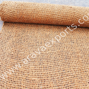 Arava-Geotextiles tejidos ecológicos de la mejor calidad, red de fibra de coco industrial biodegradable, marrón dorado, 2M X 50m, 400-900 GSM - Product Image 3