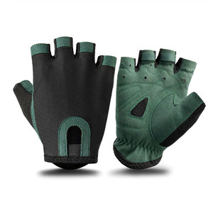 Paire de gants de cyclisme antidérapants, avec enfilement de la moitié des doigts, pour les Sports de plein air, Logo personnalisé, fabriqué au Pakistan - Product Image 1