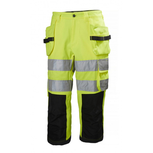 Shorts de sécurité haute visibilité ANSI Classe 2 pour hommes et femmes, avec LED clignotantes, respirants, imperméables, en polyester, logo personnalisé, pour la construction et la route - Product Image 2