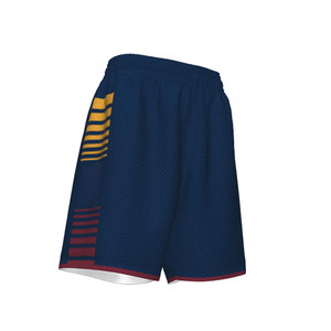 Shorts de basket vintage en polyester mesh personnalisés OEM pour femmes et sportives. - Product Image 1