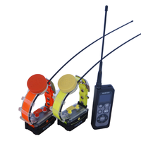Collier GPS étanche pour chien avec fonction d'entraînement pour la chasse sans carte SIM GPS-DTR-25002-PRO pour 2 chiens