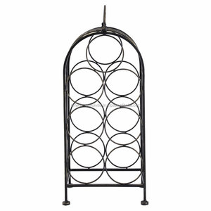 Vente chaude Nouveau Design Porte-bouteilles en métal Porte-bouteilles de table pour les fêtes avec capacité de 6 bouteilles - Product Image 1