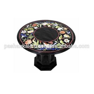 Exclusivo mármol con incrustaciones de mesa de café y de Base - Product Image 1