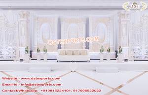 Mur bougies Jharokha de mariage musulman, 30 pièces, scène de cérémonie de mariage rétro, de style british - Product Image 3