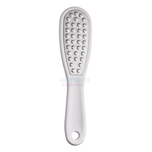 Removedor de escofina de callos de doble cara de acero inoxidable, herramienta de pedicura para piel dura, lima de pies, venta al por mayor - Product Image 4
