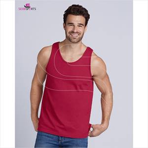 Camisetas sin mangas a prueba de mangas para hombres jóvenes Seebi Sport Gold Quality Sportswear Transpirable Estilo casual para hombres - Product Image 5