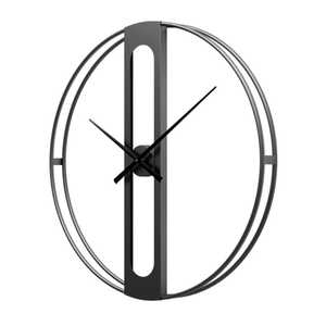 Horloge murale moderne en métal doré Art créatif Décoration intérieure pour espace cuisine - Product Image 6