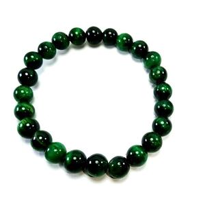 High quality Green tiger Eye <b>Beads</b> Stone <b>Bracelet</b> Crystal Gemstone Fashion Jewelry <b>Men</b> and Women Gift Energy Meditation - Product Image 1