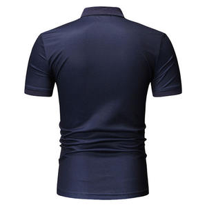 Camiseta deportiva de manga corta para hombre, polo 100% de algodón, alta calidad, informal, para gimnasio, verano, venta al por mayor - Product Image 4